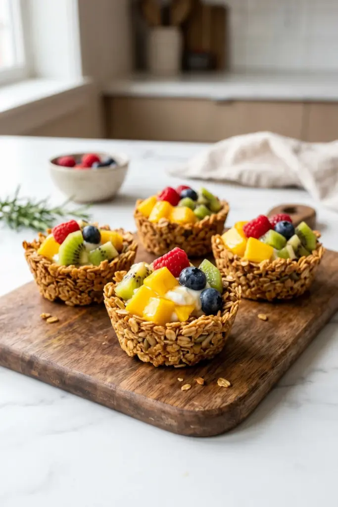 mixed-fruit-honey-granola-cups-healthy-no-bake-summer-desserts