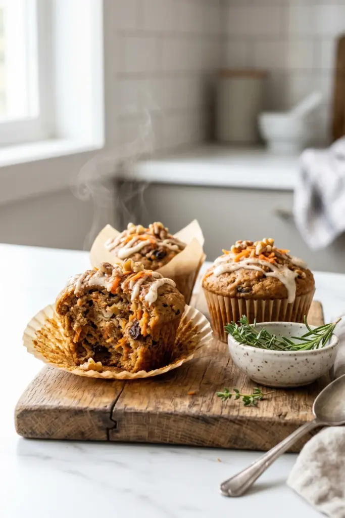 morning-carrot-cake-muffins-healthy-low-calorie-breakfast