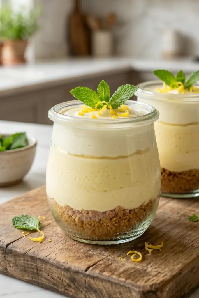 no-bake-lemon-cheesecake-jars-healthy-summer-desserts