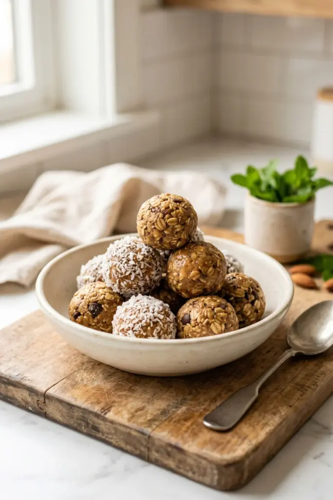 no-bake-oatmeal-peanut-butter-bites-healthy-summer-dessert-recipe-ideas