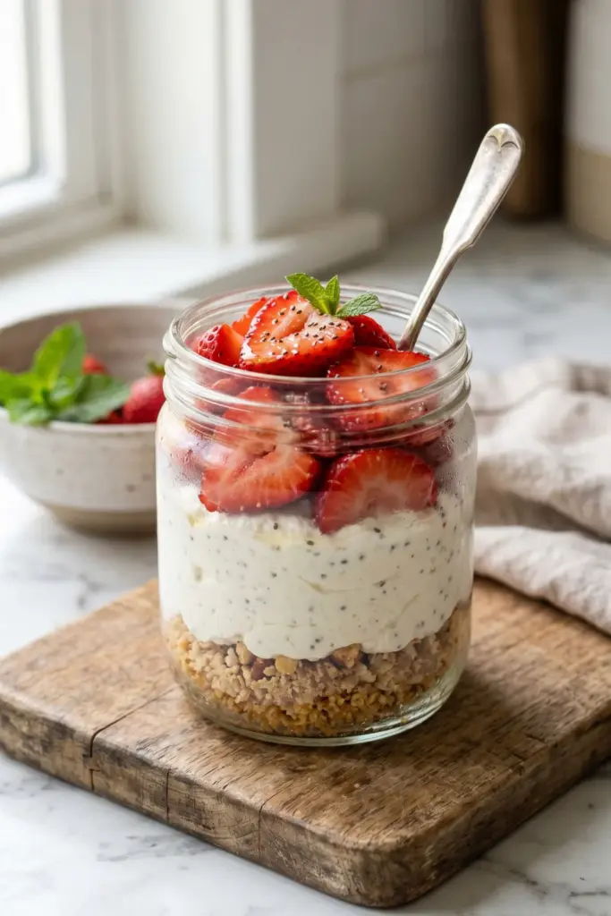 no-bake-strawberry-cheesecake-parfaits-summer-desserts