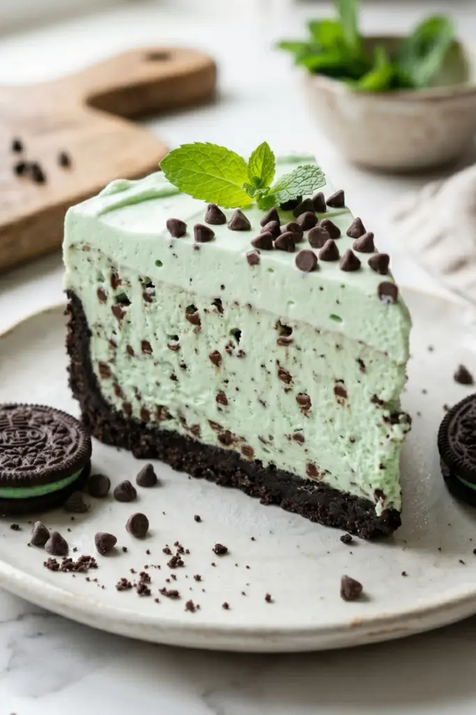 oreo-mint-chocolate-chip-cake-no-bake-summer-parties