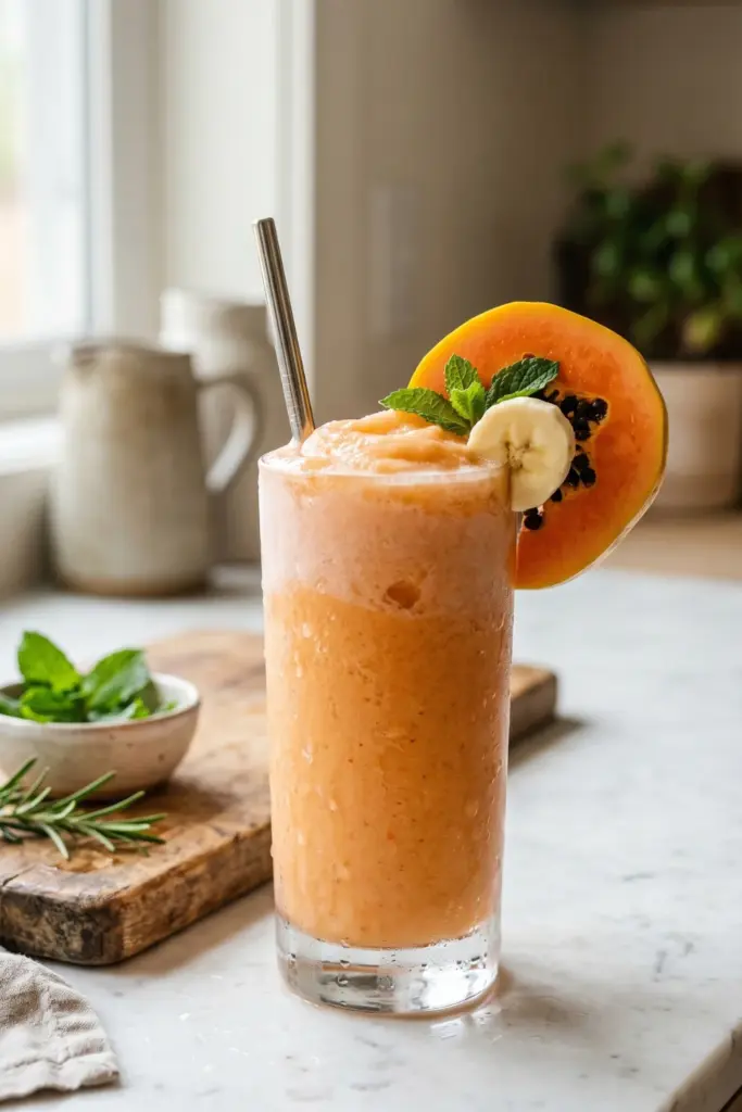 papaya-banana-creamsicle-tropical-smoothie-breakfast