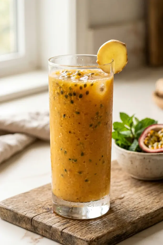 passion-fruit-orange-ginger-zing-tropical-smoothie-breakfast