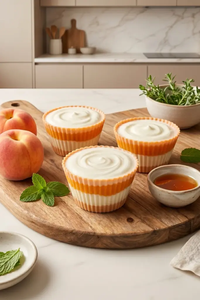 peach-frozen-greek-yogurt-cups-summer-dessert-ideas