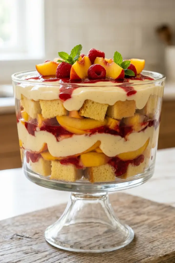 peach-melba-trifle-quick-fancy-summer-dessert