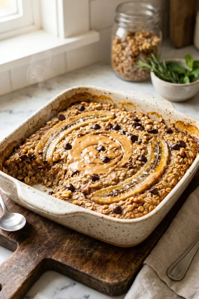 peanut-butter-banana-swirl-baked-oatmeal-cozy-breakfast-recipes