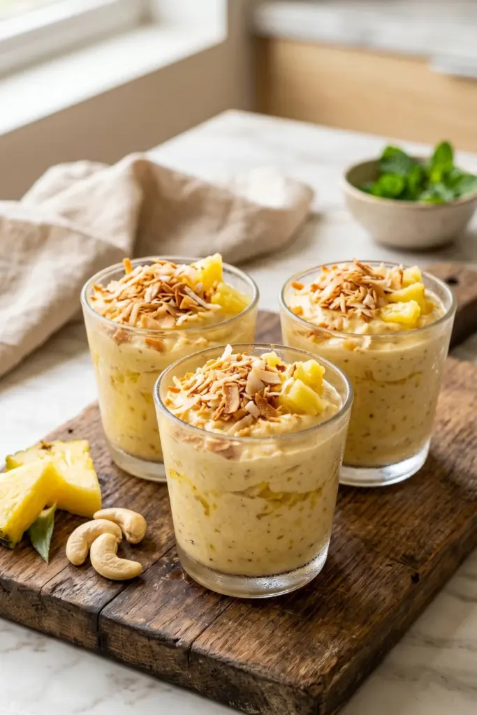 pineapple-coconut-cashew-cream-cups-no-bake-summer-desserts