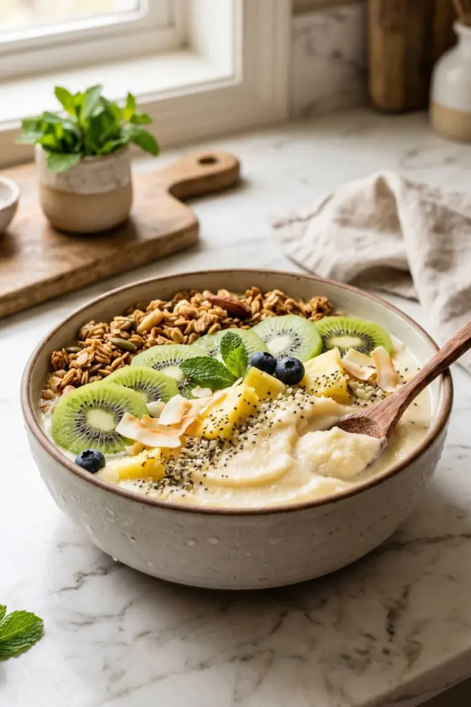 pineapple-coconut-smoothie-bowl-summer-desserts