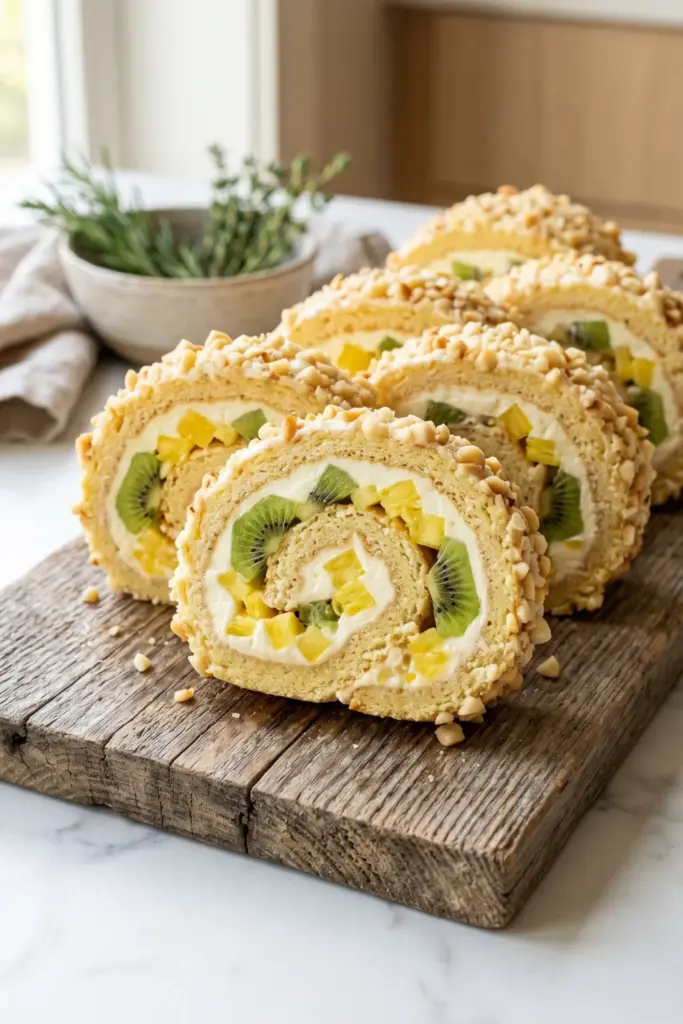 pineapple-kiwi-shortcake-cheesecake-rolls-summer-recipes
