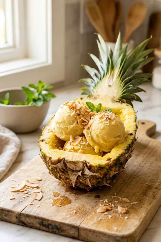 pineapple-sherbet-hollowed-pineapple-pool-party-desserts