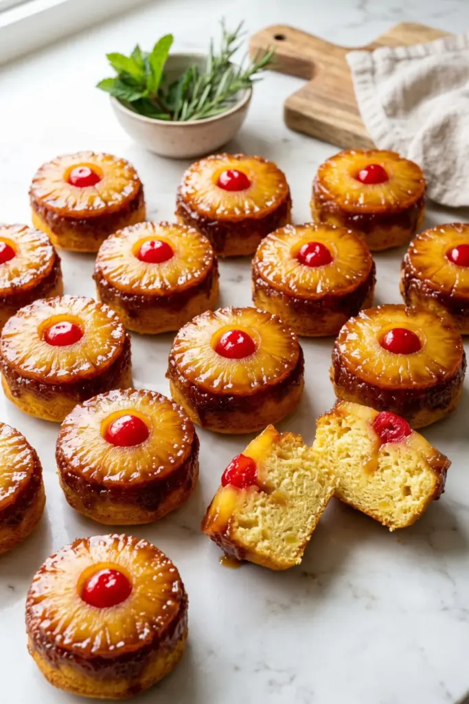 pineapple-upside-down-cupcakes-easy-summer-desserts-perfect-for-parties-and-bbqs-recipe-ideas