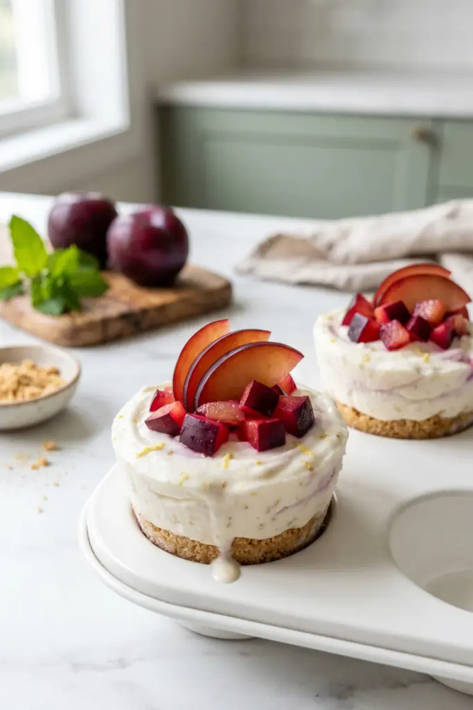 plum-ginger-frozen-yogurt-cups-summer-fruit-desserts
