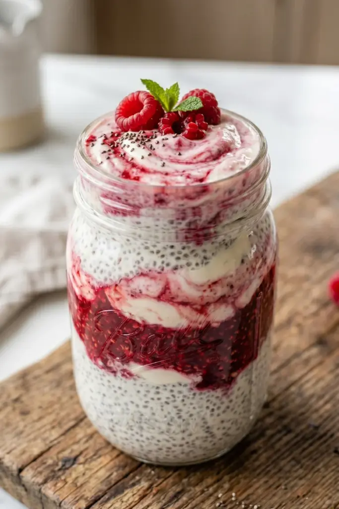 raspberry-cheesecake-swirl-chia-pudding