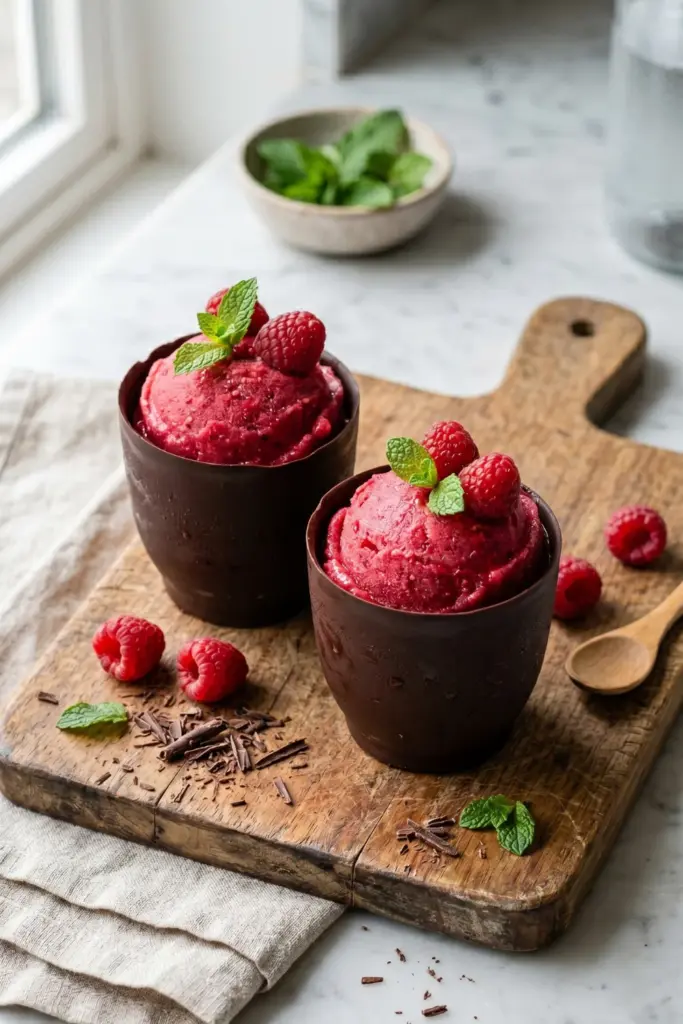 raspberry-dark-chocolate-sorbet-cups-fruity-summer-desserts-bursting-with-flavor-recipe-ideas