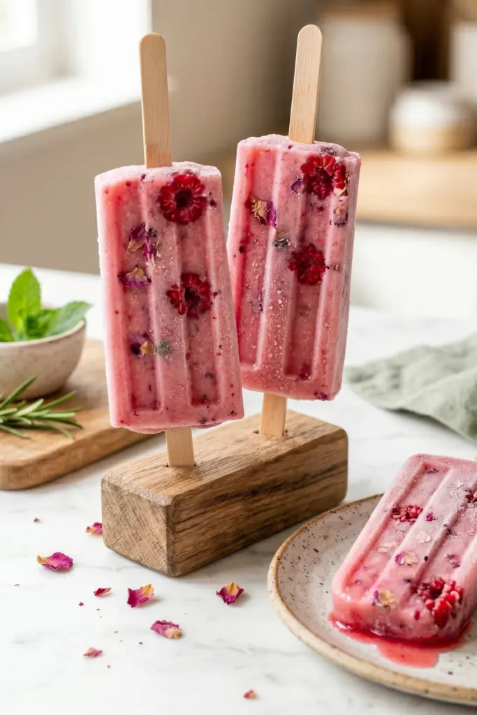 raspberry-rose-popsicles-healthy-easy-tiktok-summer-dessert