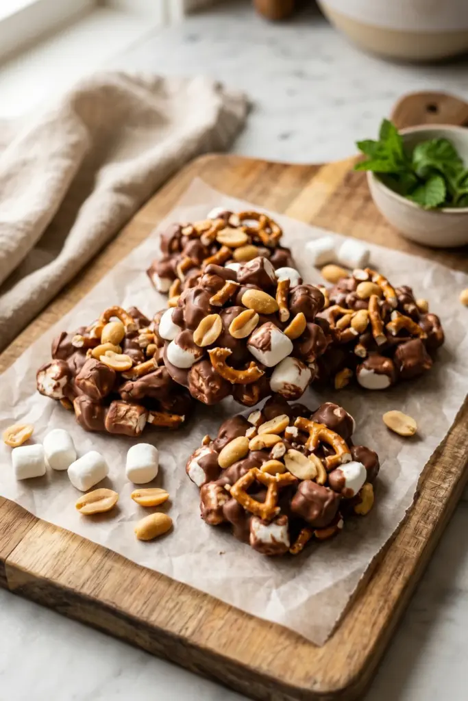 rocky-road-clusters-easy-summer-desserts-perfect-for-parties-and-bbqs-recipe-ideas