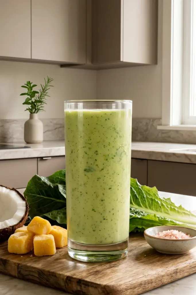 romaine-coconut-water-electrolyte-mix-green-detox-breakfasts
