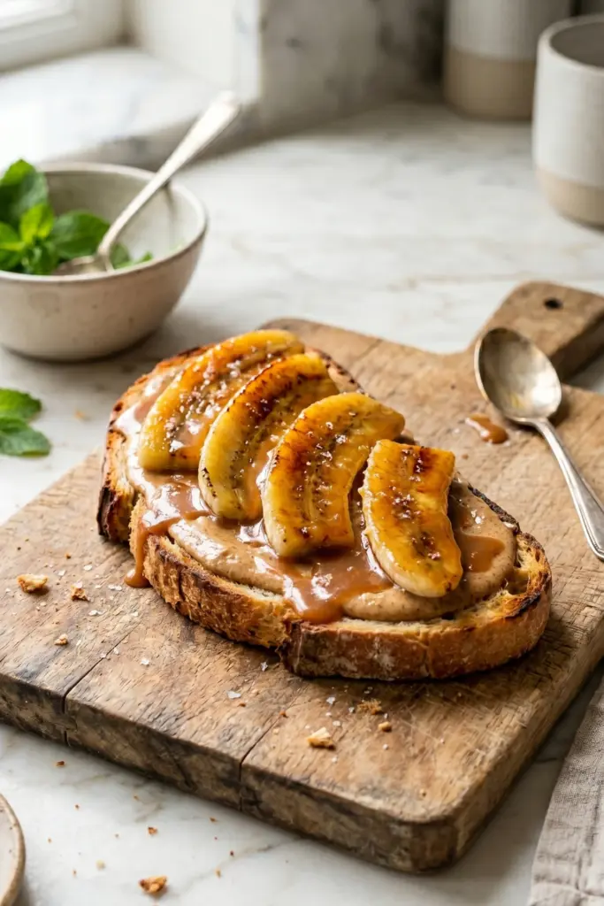 salted-caramel-banana-almond-butter-toast-luxury