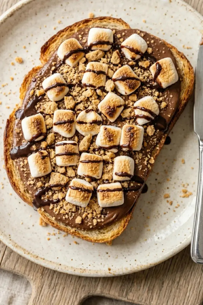 smores-delight-peanut-butter-protein-toast