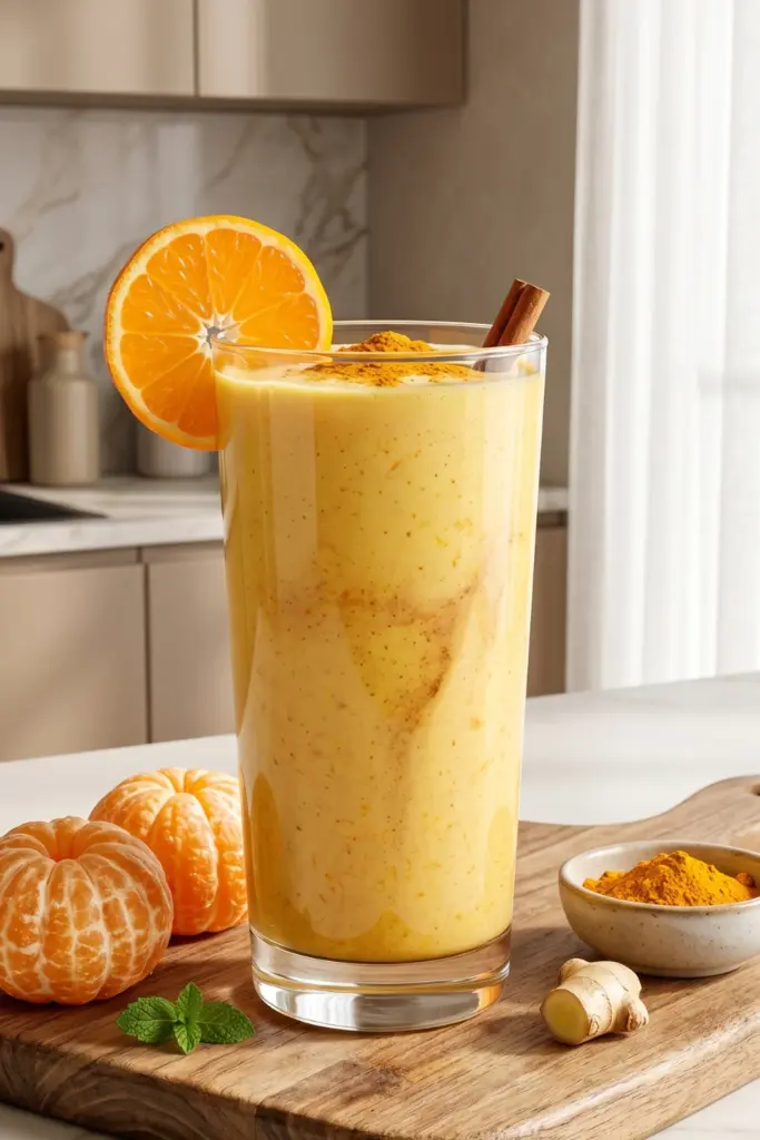 tangerine-turmeric-golden-milk-tropical-smoothie-breakfast