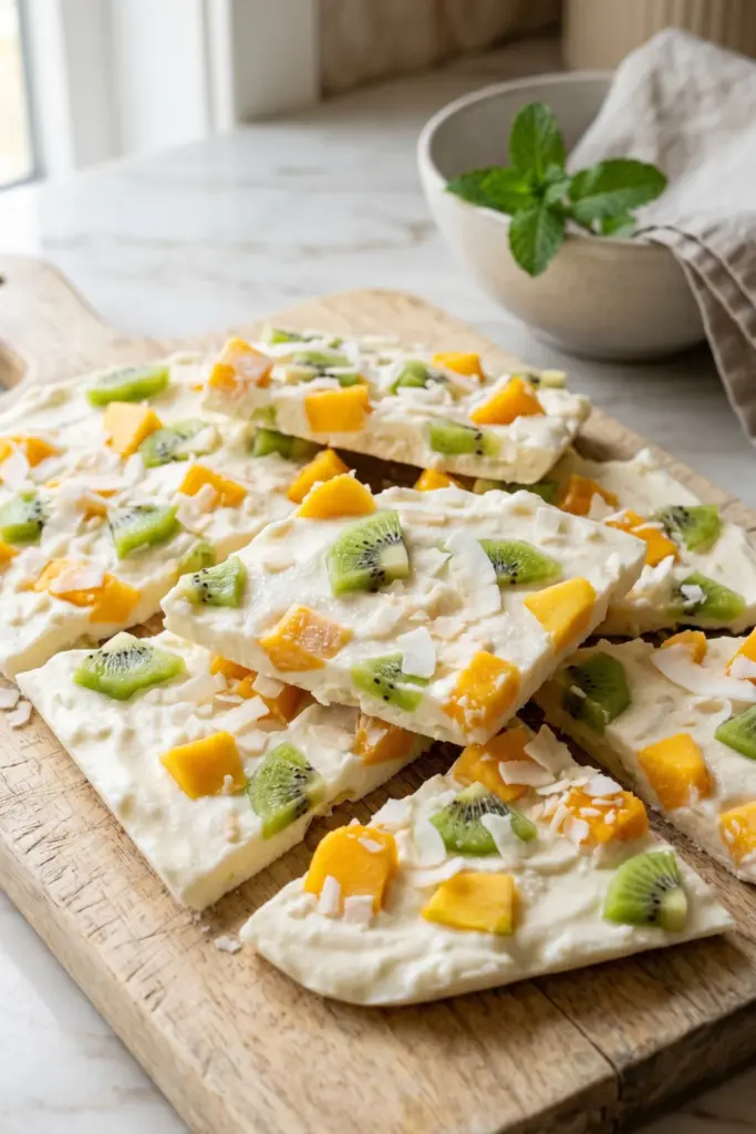 tropical-fruit-yogurt-bark-summer-desserts