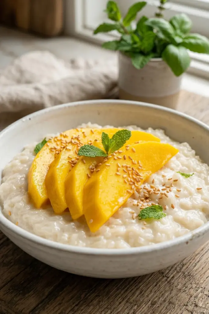 tropical-mango-sticky-rice-pudding-no-bake-summer-desserts