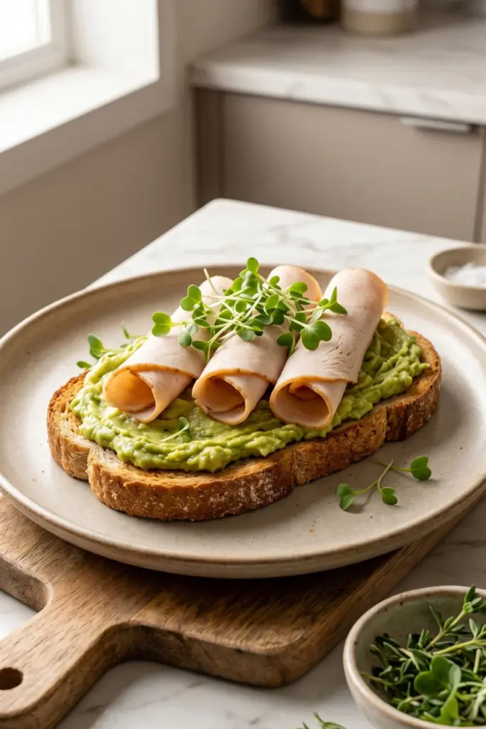turkey-avocado-toast-high-protein