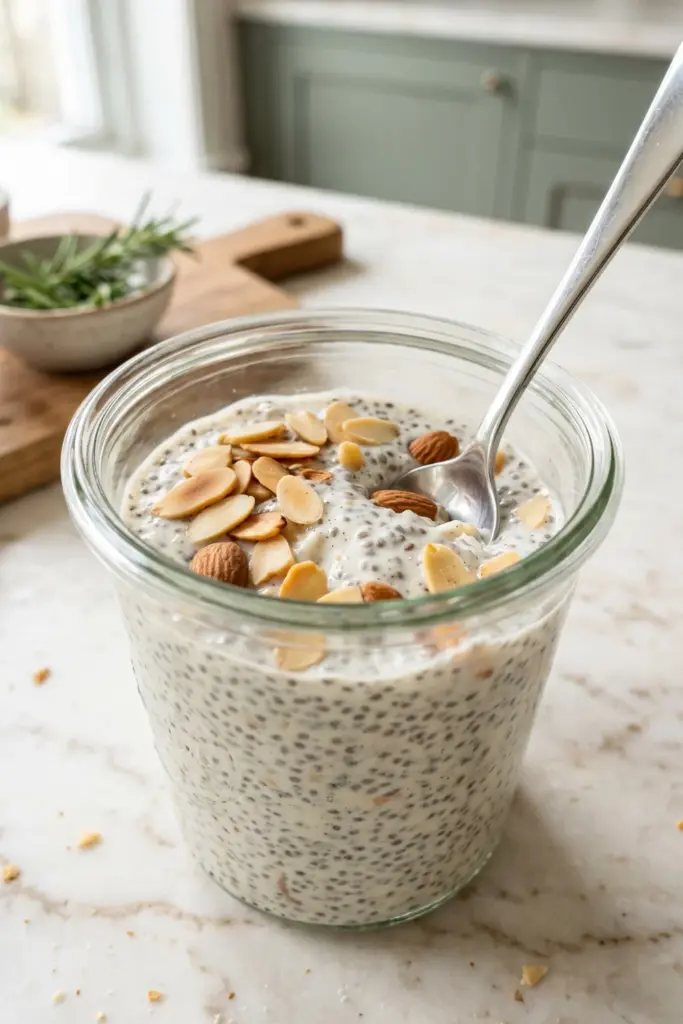vanilla-chia-seed-pudding-with-almonds-healthy-easy-summer-high-protein-dessert-recipe-ideas