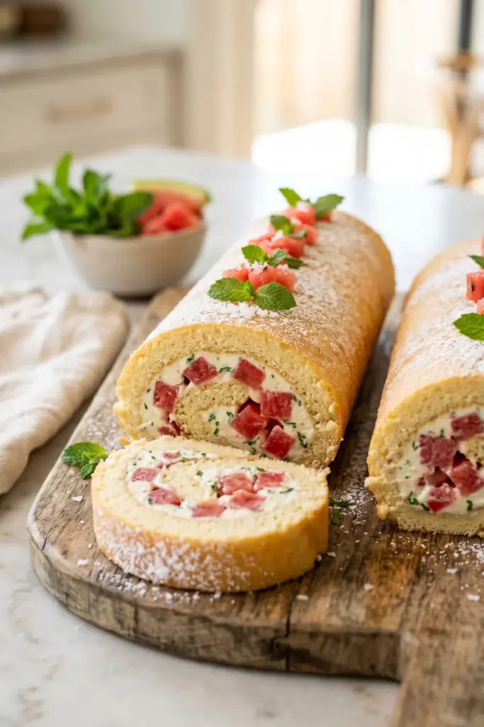 watermelon-mint-cheesecake-shortcake-rolls-summer-recipes
