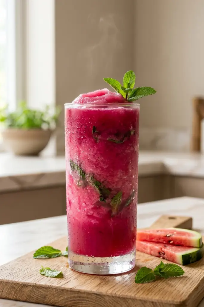 watermelon-mint-hibiscus-chill-tropical-smoothie-breakfast