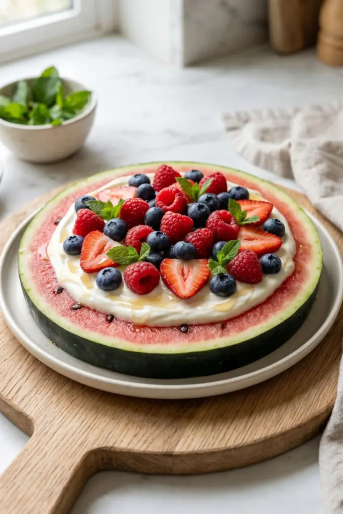 watermelon-pizza-yogurt-berries-fancy-summer-dessert