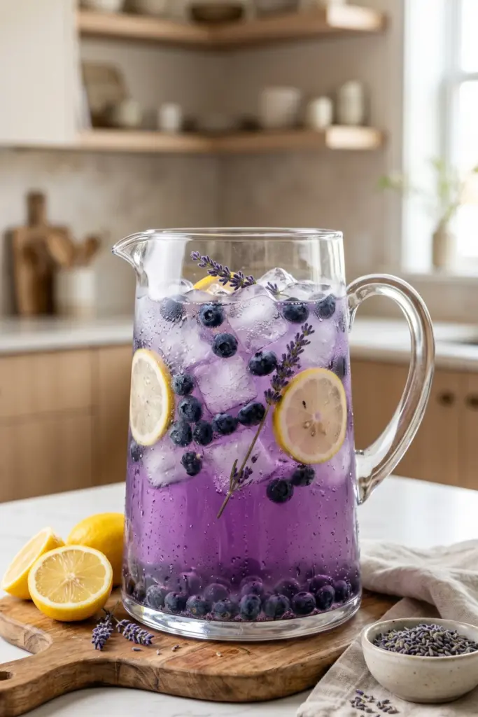 blueberry-lavender-lemonade-punch-summer-party-fourth-july
