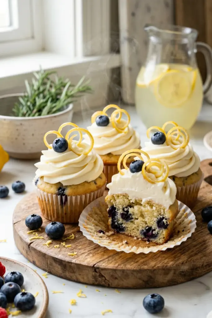 blueberry-lemonade-cupcakes-fourth-july-summer-party-dessert-recipes-ideas