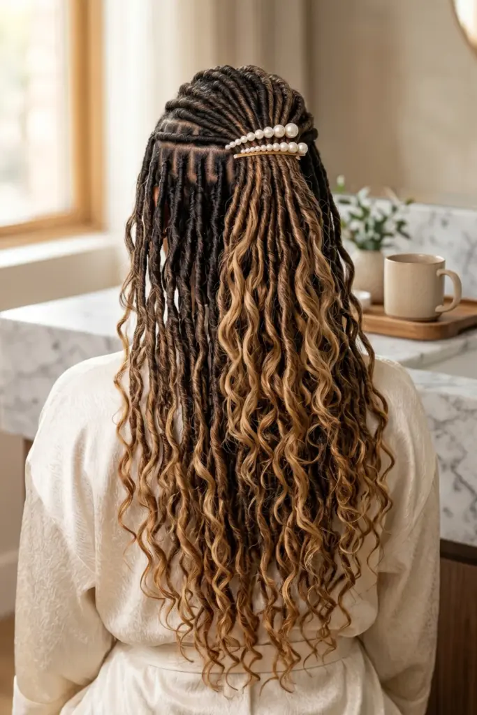 crochet-faux-locs-cute-trendy-back-to-school-hairstyles-black-women-ideas
