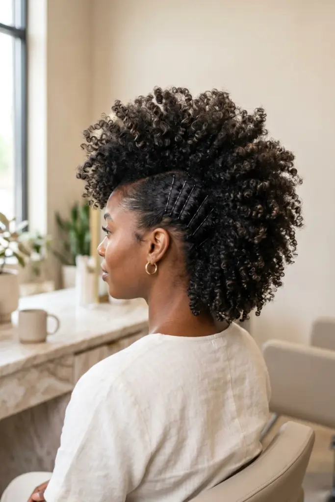 curly-fro-hawk-cute-trendy-back-to-school-hairstyles-black-women-ideas