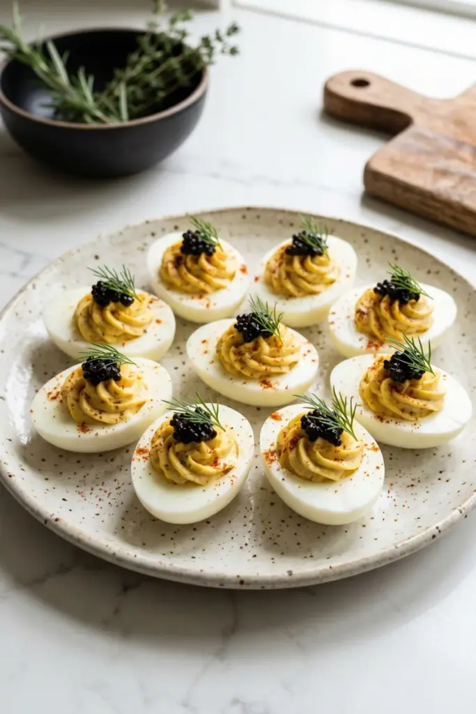 deviled-eggs-caviar-affordable-fourth-july-food-ideas