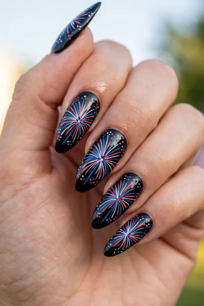 firework-burst-neon-designs-fourth-july-summer-nail-colors-design-ideas