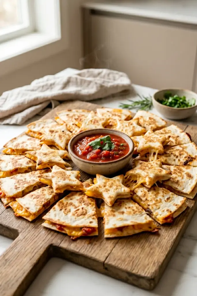 firework-quesadilla-rings-fourth-july-appetizers