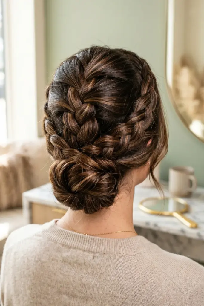 four-strand-braided-updo-cute-braided-hairstyles-designs-ideas-for-back-to-school