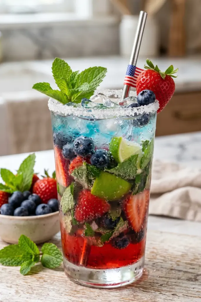 fourth-july-mojito-berries-drinks