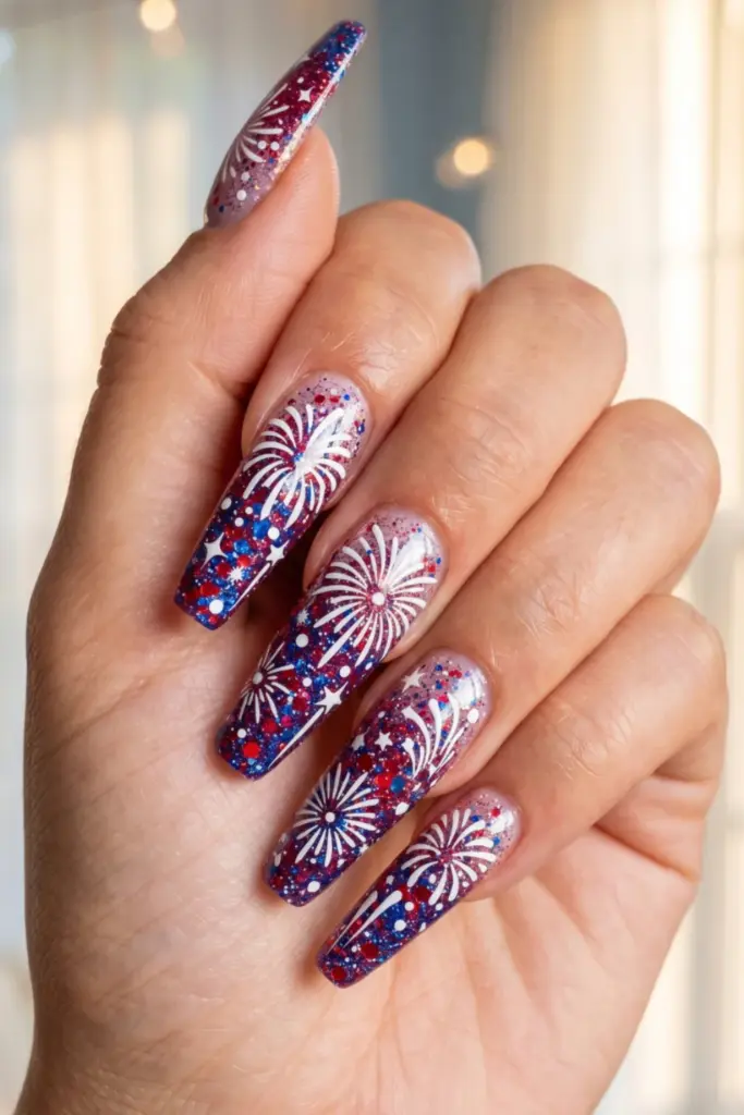 glitter-gradient-firework-stencils-stunning-firework-nail-designs-fourth-july-holiday-parties