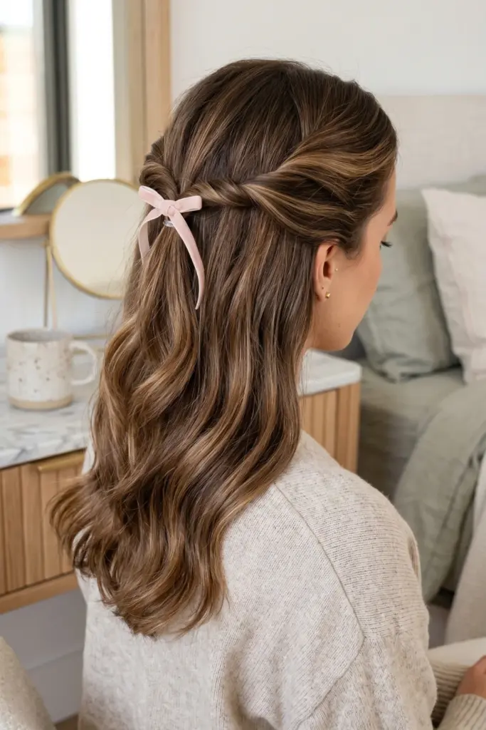 half-up-twist-easy-school-hairstyles-5-minutes