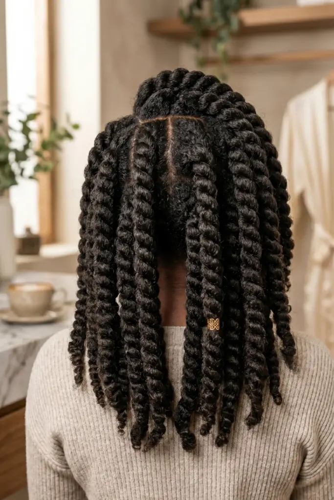 jumbo-twists-cute-trendy-back-to-school-hairstyles-black-women-ideas