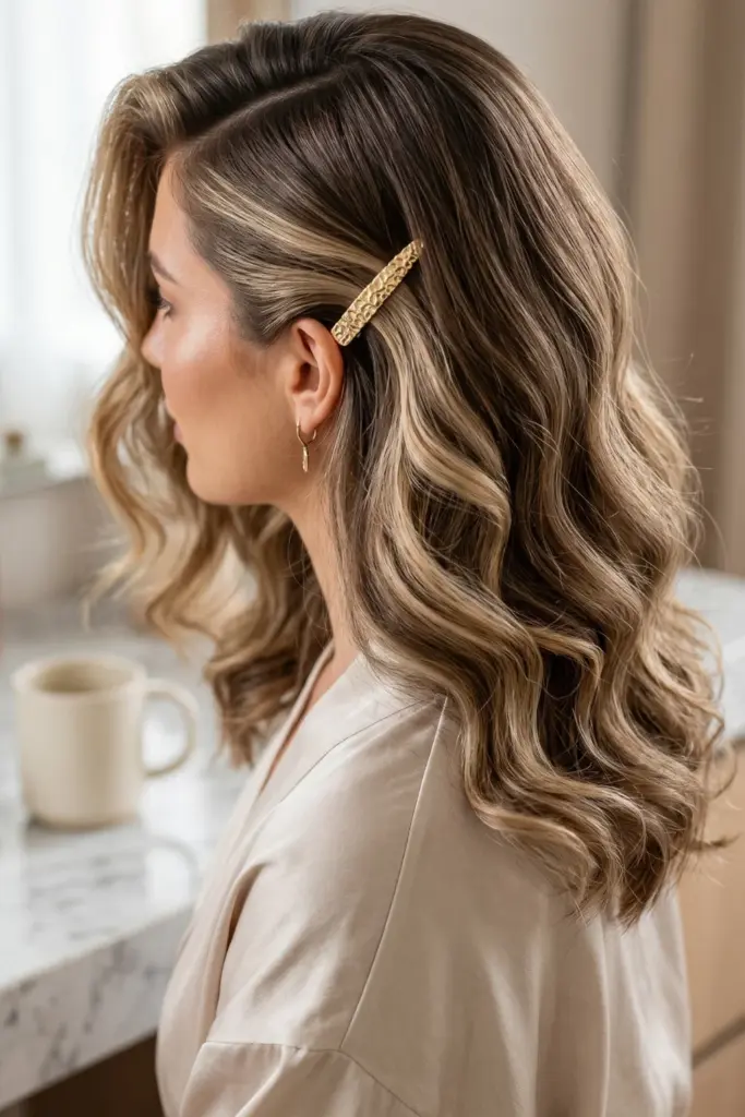 loose-waves-deep-side-part-fall-hairstyles