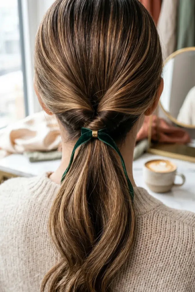 low-looped-ponytail-tuck-flip-fall-hairstyles