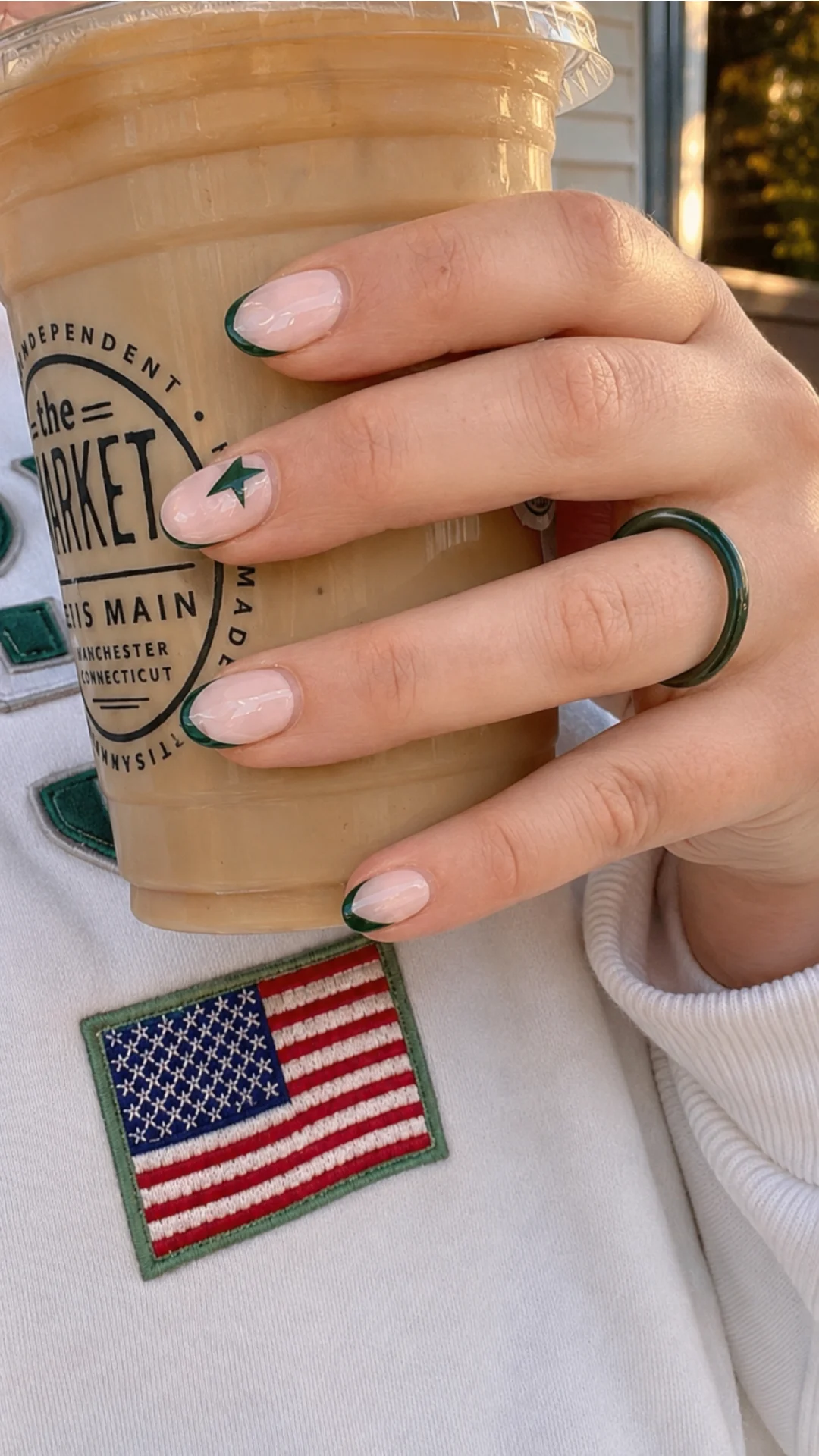Minimalist Patriotic Nail Designs Ideas for a Clean Girl Look
