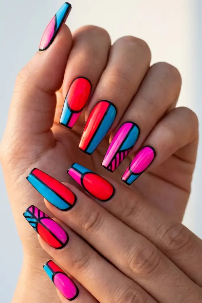 neon-pop-easy-press-on-nail-ideas-fourth-july-weekend-designs