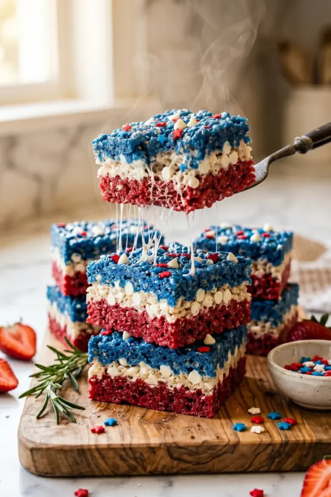 patriotic-rice-krispie-treats-fourth-july-summer-party-dessert-recipes-ideas