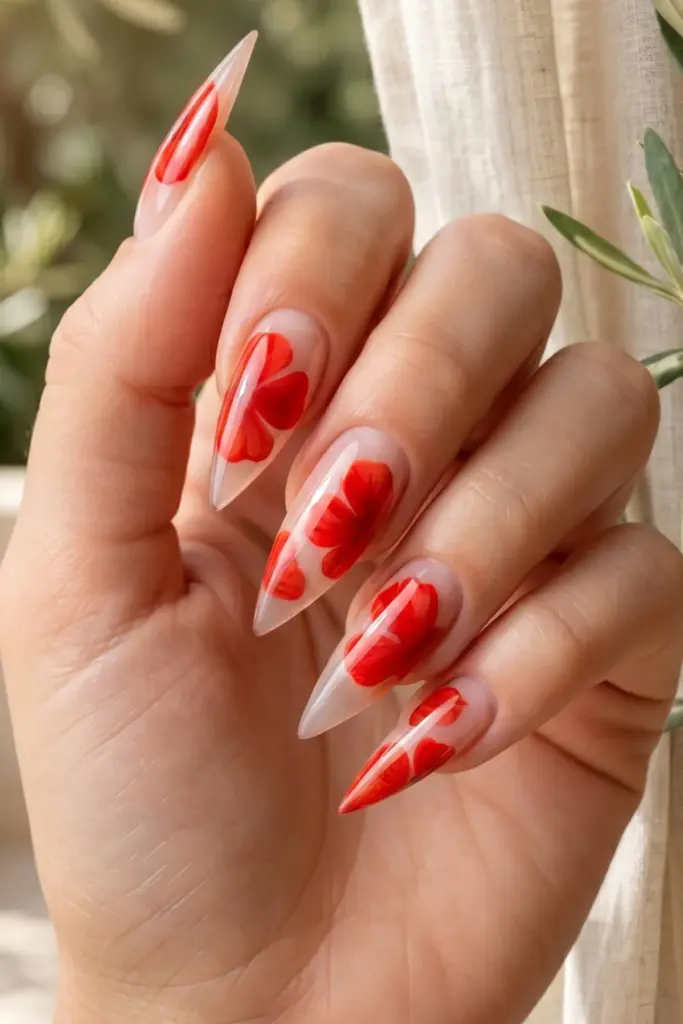 poppy-field-red-stilettos-ravishing-red-nails-floral-summer-designs-ideas